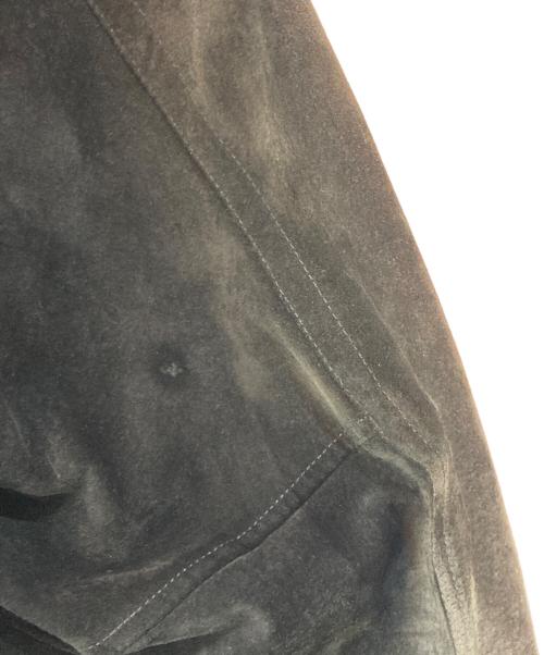 JUN MEN（ジュンメン）JUN MEN (ジュンメン) レザー中綿ブルゾン ブラック サイズ:Mの古着・服飾アイテム