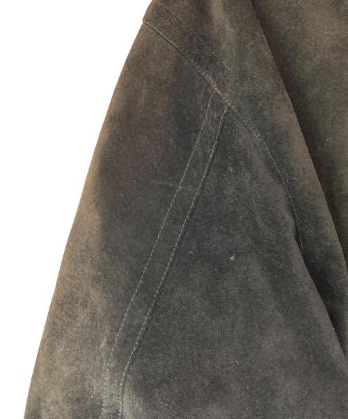 JUN MEN（ジュンメン）JUN MEN (ジュンメン) レザー中綿ブルゾン ブラック サイズ:Mの古着・服飾アイテム