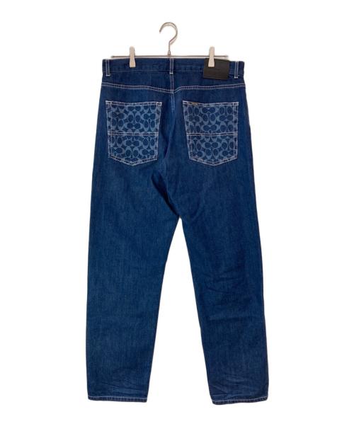 COACH（コーチ）COACH (コーチ) Straight Fit Denim Jeans 　ストレート・フィット・デニム・ジーンズ　デニムパンツ インディゴ サイズ:32の古着・服飾アイテム