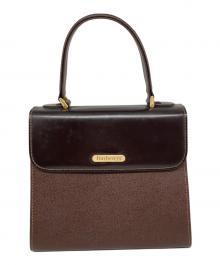Burberry's（バーバリー）の古着「裏ノバチェック ハンドバッグ」｜ブラウン