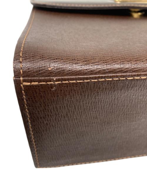 Burberry's（バーバリー）Burberry's (バーバリー) 裏ノバチェック ハンドバッグ ブラウンの古着・服飾アイテム