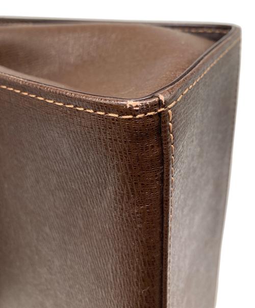 Burberry's（バーバリー）Burberry's (バーバリー) 裏ノバチェック ハンドバッグ ブラウンの古着・服飾アイテム