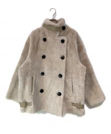 LAULEN（ローレン）の古着「B3 boa jacket」｜アイボリー