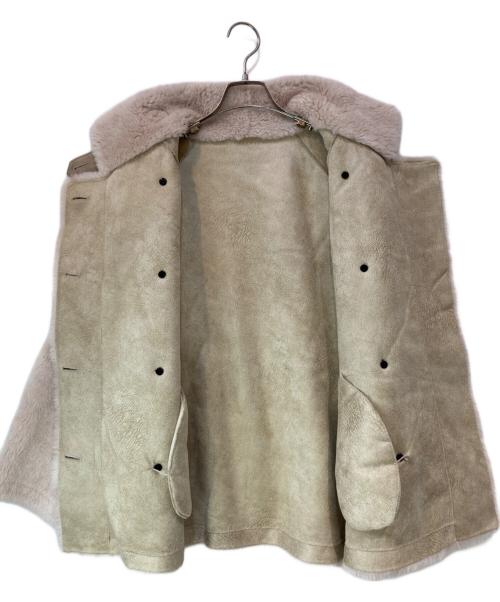 LAULEN（ローレン）LAULEN (ローレン) B3 boa jacket アイボリー サイズ:Mの古着・服飾アイテム