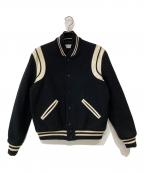 Saint Laurent Parisサンローランパリ）の古着「テディジャケット」｜ブラック