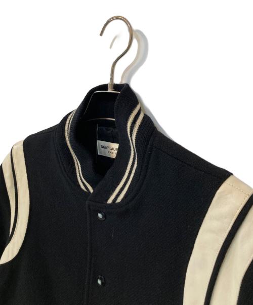 Saint Laurent Paris（サンローランパリ）Saint Laurent Paris (サンローランパリ) テディジャケット ブラック サイズ:46の古着・服飾アイテム