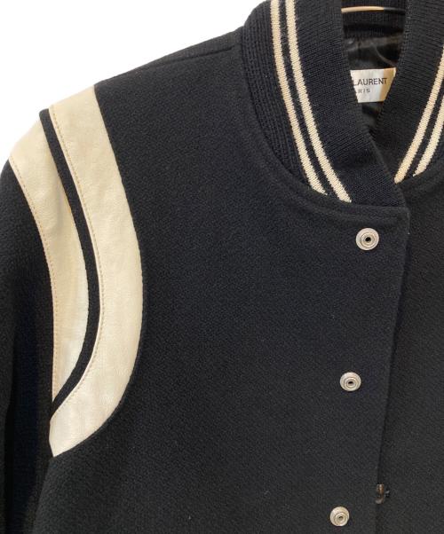 Saint Laurent Paris（サンローランパリ）Saint Laurent Paris (サンローランパリ) テディジャケット ブラック サイズ:46の古着・服飾アイテム