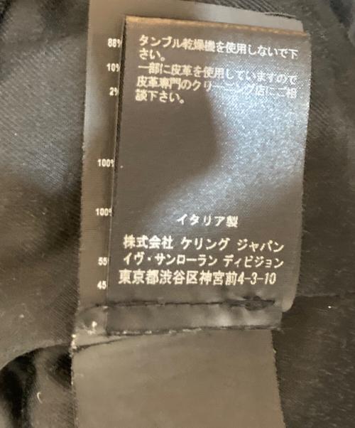 Saint Laurent Paris（サンローランパリ）Saint Laurent Paris (サンローランパリ) テディジャケット ブラック サイズ:46の古着・服飾アイテム