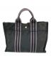 HERMES（エルメス）の古着「フールトゥPM / キャンバスハンドバッグ」｜ブラック