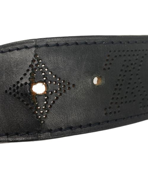 LOUIS VUITTON（ルイ ヴィトン）LOUIS VUITTON (ルイ ヴィトン) サンチュール ペルフォ  モノグラムマヒナベルト ブラック サイズ:100/40の古着・服飾アイテム