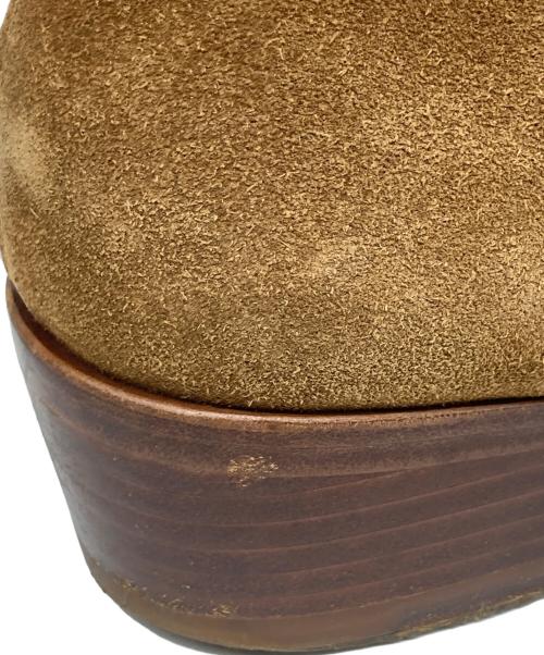 CELINE（セリーヌ）CELINE (セリーヌ) サイドゴアスウェードブーツ ベージュ サイズ:42の古着・服飾アイテム