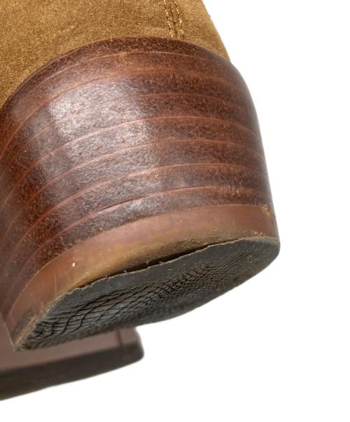 CELINE（セリーヌ）CELINE (セリーヌ) サイドゴアスウェードブーツ ベージュ サイズ:42の古着・服飾アイテム