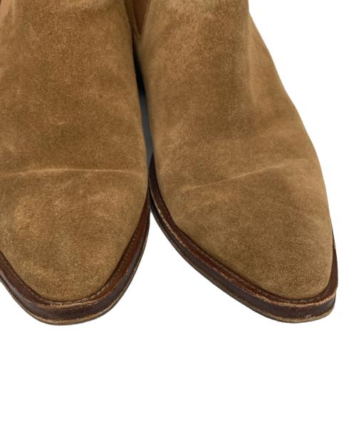 CELINE（セリーヌ）CELINE (セリーヌ) サイドゴアスウェードブーツ ベージュ サイズ:42の古着・服飾アイテム