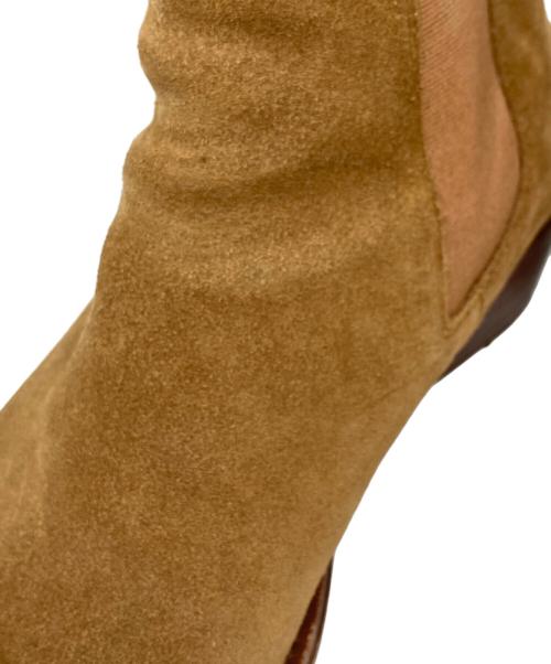 CELINE（セリーヌ）CELINE (セリーヌ) サイドゴアスウェードブーツ ベージュ サイズ:42の古着・服飾アイテム