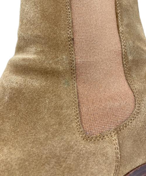 CELINE（セリーヌ）CELINE (セリーヌ) サイドゴアスウェードブーツ ベージュ サイズ:42の古着・服飾アイテム