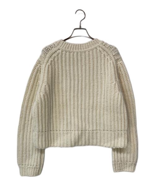 theory luxe（セオリーリュクス）theory luxe (セオリーリュクス) ローゲージクルーネックニット ホワイト サイズ:38 未使用品の古着・服飾アイテム
