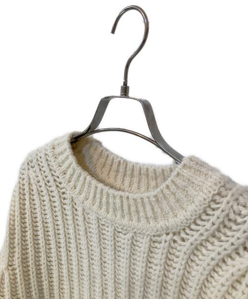 theory luxe（セオリーリュクス）theory luxe (セオリーリュクス) ローゲージクルーネックニット ホワイト サイズ:38 未使用品の古着・服飾アイテム