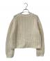 theory luxe (セオリーリュクス) ローゲージクルーネックニット ホワイト サイズ:38 未使用品：9000円