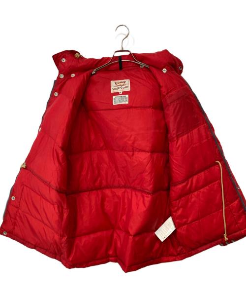 SUGAR CANE（シュガーケーン）SUGAR CANE (シュガーケーン) リップストップダウンジャケット レッド サイズ:XLの古着・服飾アイテム
