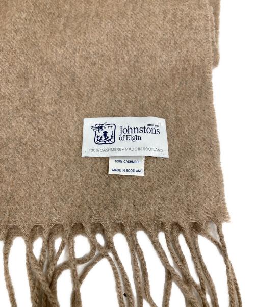 JOHNSTONS OF ELGIN（ジョンストンズオブエルガン）JOHNSTONS OF ELGIN (ジョンストンズオブエルガン) カシミヤストール ベージュの古着・服飾アイテム