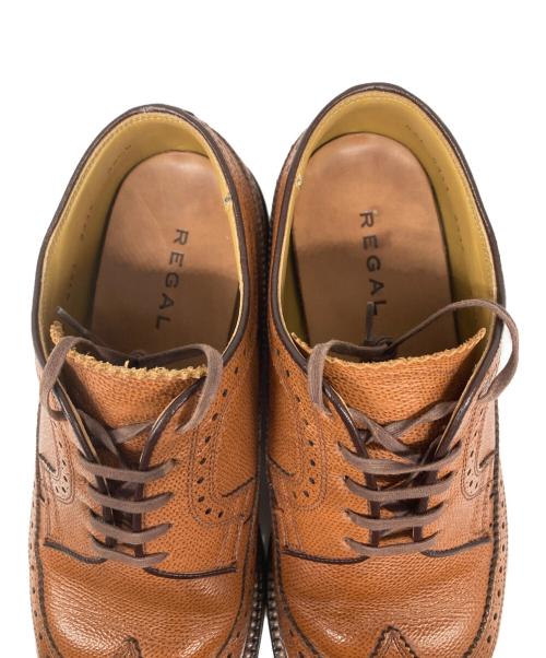 REGAL（リーガル）REGAL (リーガル) ウィングチップシューズ ブラウン サイズ:24.5の古着・服飾アイテム