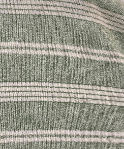 stussy（ステューシー）stussy (ステューシー) 80’s ボーダーTシャツ グリーン サイズ:Lの古着・服飾アイテム