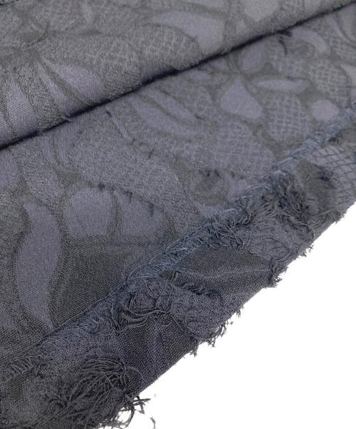 anuans（アニュアンス）anuans (アニュアンス) カットジャガードセミフレアスカート ネイビー サイズ:Ｓの古着・服飾アイテム