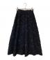 anuans (アニュアンス) カットジャガードセミフレアスカート ネイビー サイズ:Ｓ：8000円