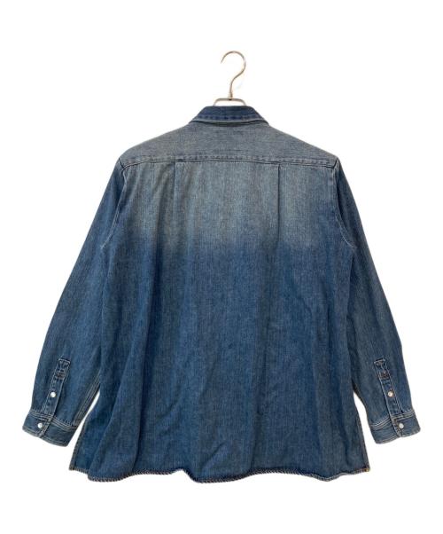 CTHY（シティ）CTHY (シティ) 超甘撚り VINTAGE DENIM SHIRTS インディゴ サイズ:Mの古着・服飾アイテム