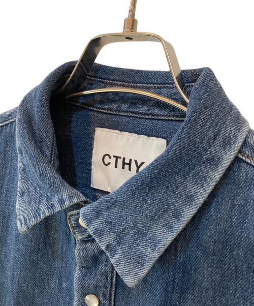 CTHY（シティ）CTHY (シティ) 超甘撚り VINTAGE DENIM SHIRTS インディゴ サイズ:Mの古着・服飾アイテム