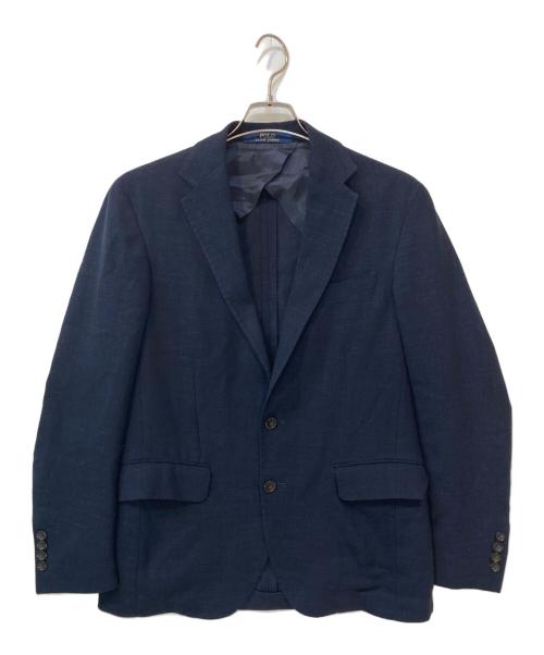 POLO RALPH LAUREN（ポロ・ラルフローレン）POLO RALPH LAUREN (ポロ・ラルフローレン) ウールリネン テーラードジャケット ネイビー サイズ:Sの古着・服飾アイテム