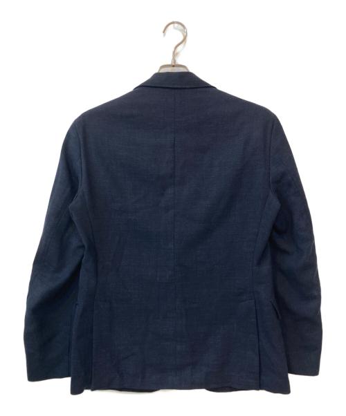POLO RALPH LAUREN（ポロ・ラルフローレン）POLO RALPH LAUREN (ポロ・ラルフローレン) ウールリネン テーラードジャケット ネイビー サイズ:Sの古着・服飾アイテム