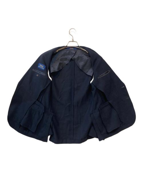 POLO RALPH LAUREN（ポロ・ラルフローレン）POLO RALPH LAUREN (ポロ・ラルフローレン) ウールリネン テーラードジャケット ネイビー サイズ:Sの古着・服飾アイテム