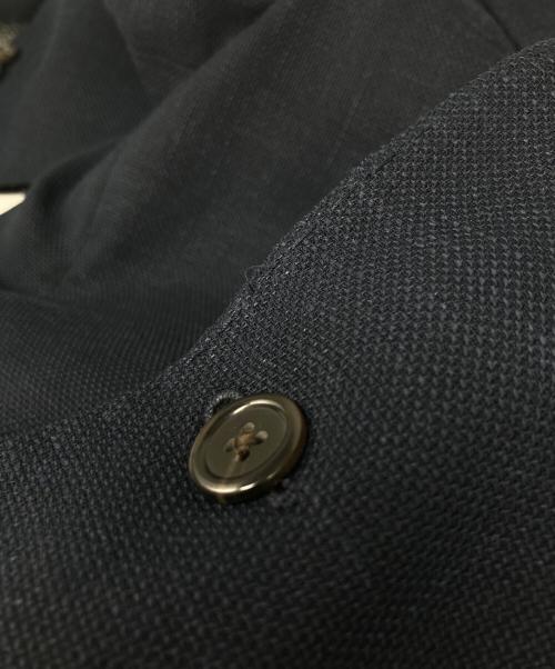 POLO RALPH LAUREN（ポロ・ラルフローレン）POLO RALPH LAUREN (ポロ・ラルフローレン) ウールリネン テーラードジャケット ネイビー サイズ:Sの古着・服飾アイテム
