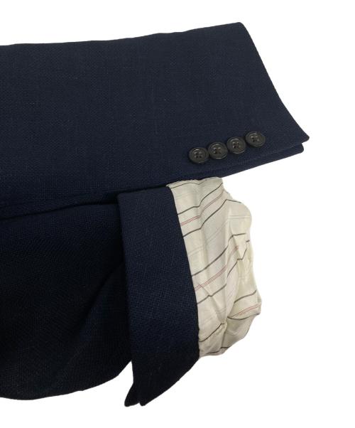 POLO RALPH LAUREN（ポロ・ラルフローレン）POLO RALPH LAUREN (ポロ・ラルフローレン) ウールリネン テーラードジャケット ネイビー サイズ:Sの古着・服飾アイテム