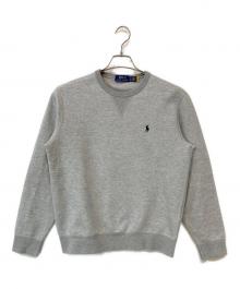 POLO RALPH LAUREN（ポロ・ラルフローレン）の古着「クルーネックスウェット」｜グレー