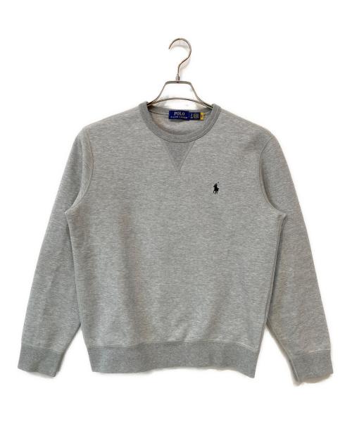 POLO RALPH LAUREN（ポロ・ラルフローレン）POLO RALPH LAUREN (ポロ・ラルフローレン) クルーネックスウェット グレー サイズ:Ｓの古着・服飾アイテム