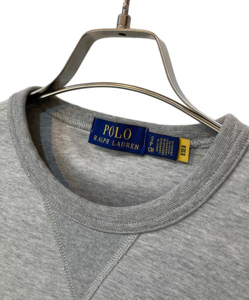 POLO RALPH LAUREN（ポロ・ラルフローレン）POLO RALPH LAUREN (ポロ・ラルフローレン) クルーネックスウェット グレー サイズ:Ｓの古着・服飾アイテム