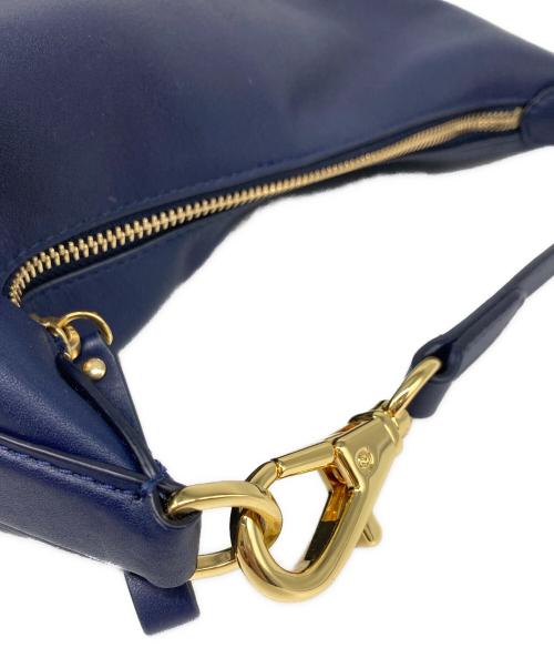 LAUREN RALPH LAUREN（ローレンラルフローレン）LAUREN RALPH LAUREN (ローレンラルフローレン) レザー スモール Kassie ショルダー バッグ ネイビー サイズ:なしの古着・服飾アイテム