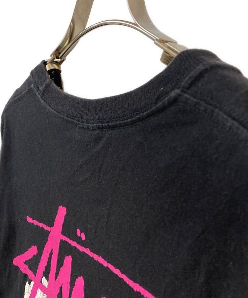 stussy（ステューシー）stussy (ステューシー) プリントTシャツ ブラック サイズ:Lの古着・服飾アイテム