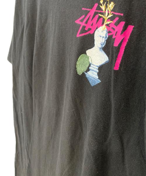 stussy（ステューシー）stussy (ステューシー) プリントTシャツ ブラック サイズ:Lの古着・服飾アイテム
