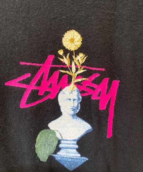 stussy（ステューシー）stussy (ステューシー) プリントTシャツ ブラック サイズ:Lの古着・服飾アイテム