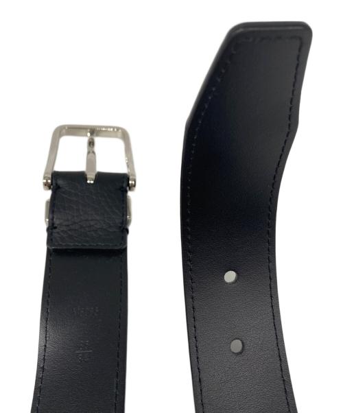 LOUIS VUITTON（ルイ ヴィトン）LOUIS VUITTON (ルイ ヴィトン) サンチュール ポンヌフ 35MM レザーベルト ブラック サイズ:なしの古着・服飾アイテム