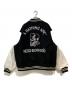 A BATHING APE (アベイシングエイプ) NEIGHBORHOOD (ネイバーフッド) VARSITY JACKET ブラック×ホワイト サイズ:XL：60000円