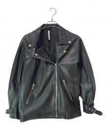 upper hights×1er Arrondissement（アッパーハイツ×プルミエ アロンディスモン）の古着「別注 THE LOOSE RIDERS /ザルーズライダースダブルライダースジャケット」｜ブラック