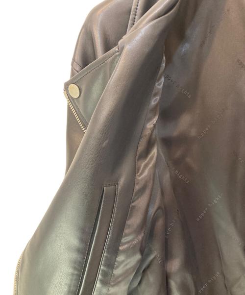 upper hights（アッパーハイツ）upper hights (アッパーハイツ) 1er Arrondissement (プルミエ アロンディスモン) 別注 THE LOOSE RIDERS /ザルーズライダースダブルライダースジャケット ブラック サイズ:1の古着・服飾アイテム