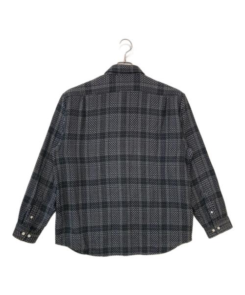SUPREME（シュプリーム）SUPREME (シュプリーム) 23SS Basket Weave Plaid Shirt ブラック サイズ:Lの古着・服飾アイテム