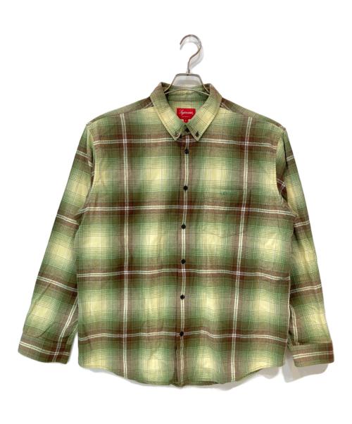 SUPREME（シュプリーム）SUPREME (シュプリーム) 23SS Shadow Plaid Flannel Shirt グリーン サイズ:Lの古着・服飾アイテム