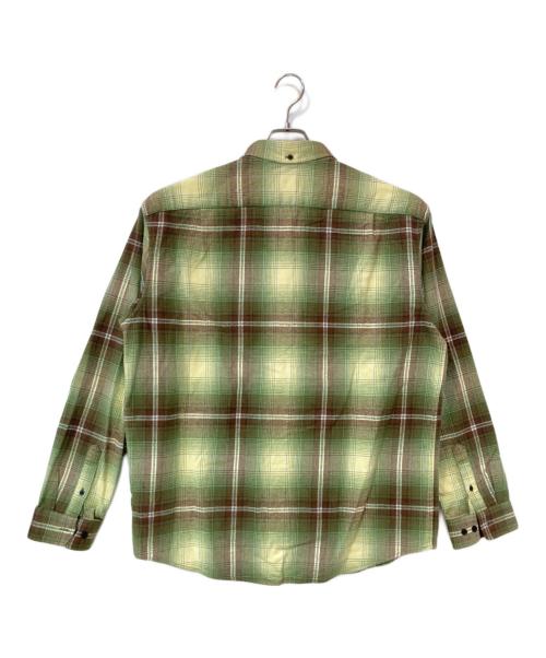 SUPREME（シュプリーム）SUPREME (シュプリーム) 23SS Shadow Plaid Flannel Shirt グリーン サイズ:Lの古着・服飾アイテム