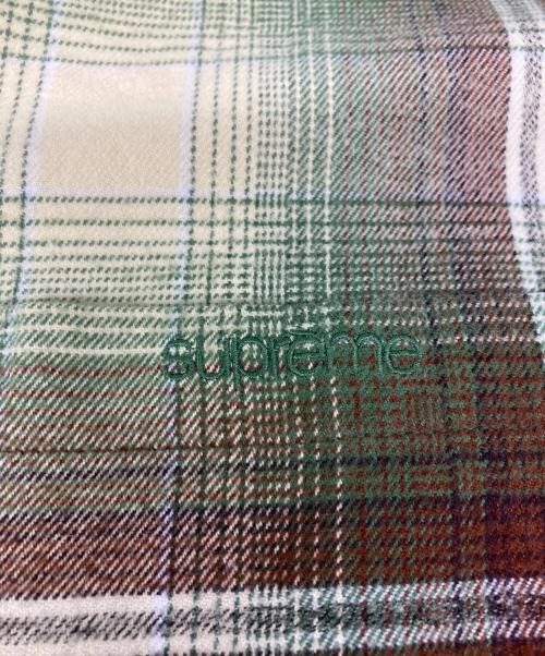 SUPREME（シュプリーム）SUPREME (シュプリーム) 23SS Shadow Plaid Flannel Shirt グリーン サイズ:Lの古着・服飾アイテム